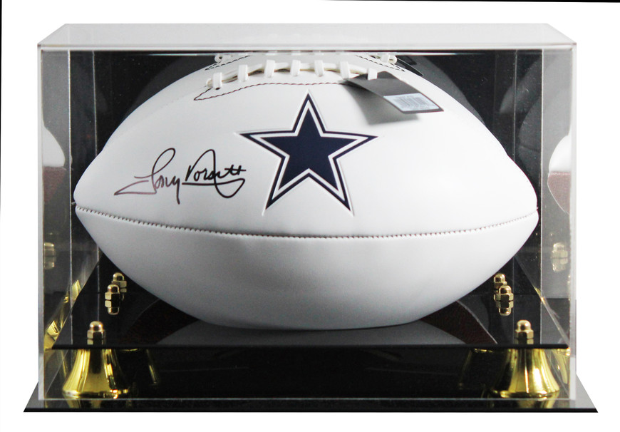 Cowboys Tony Dorsett Signed Franklin White Panel Logo Football W