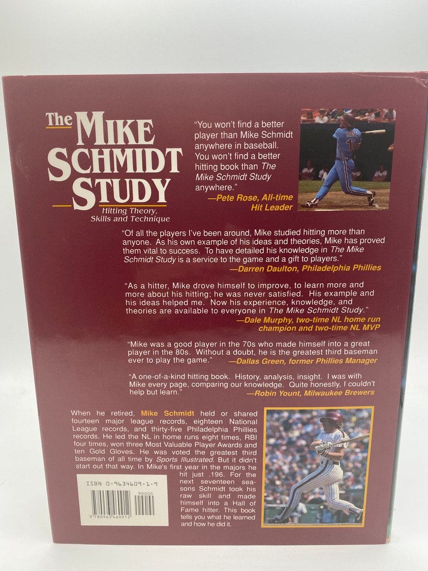 The Mike Schmidt Study Mike Schmidt (Signed Book)