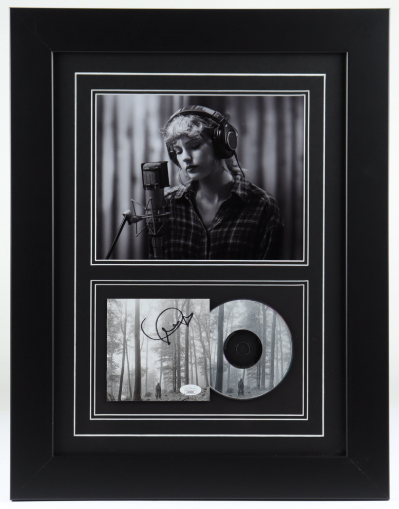 Taylor Swift Signed 17x22 Custom Framed 