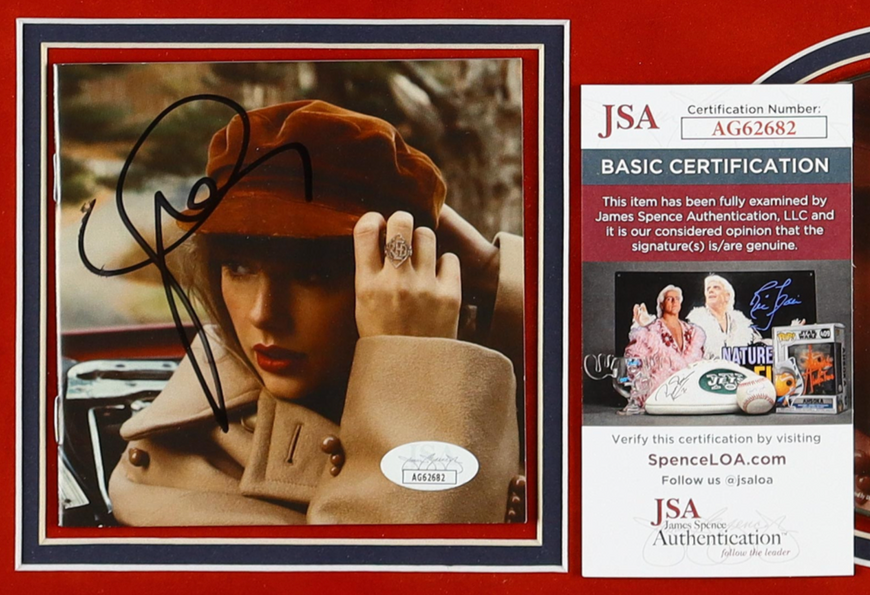 Taylor Swift Signed 17x22 Custom Framed 