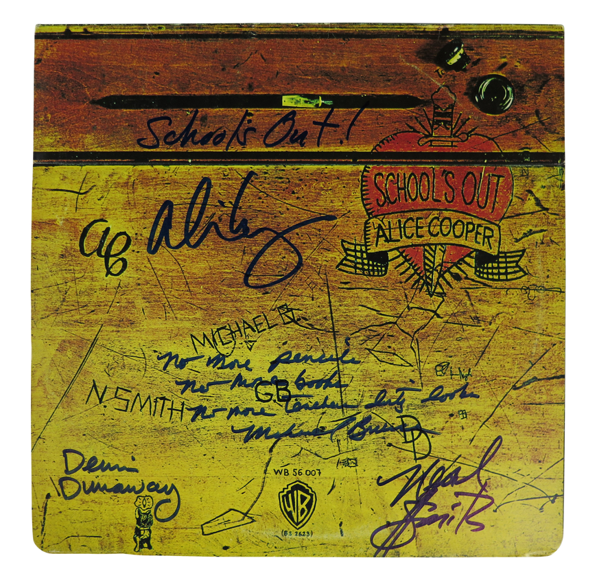 School's Out - Alice Cooper (AUTOGRAPHED VINYL)