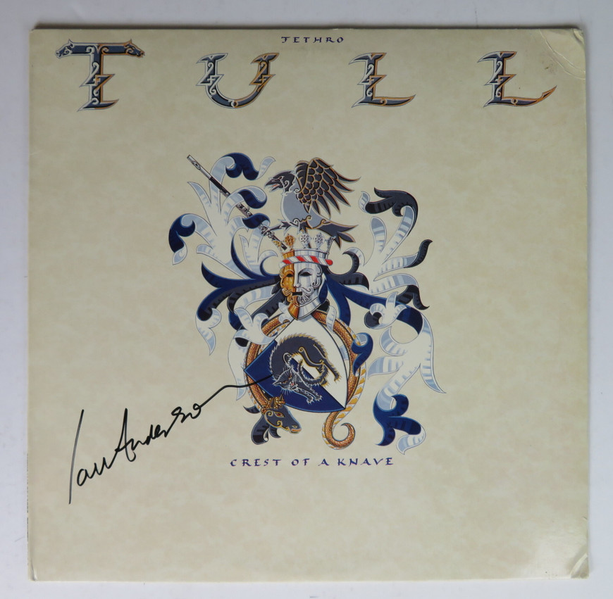 Crest Of A Knave - Jethro Tull (AUTOGRAPHED VINYL)