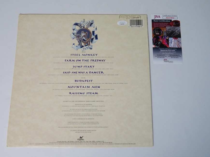 Crest Of A Knave - Jethro Tull (AUTOGRAPHED VINYL)