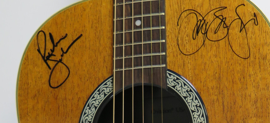 Bon Jovi Signed Guitar - Premiere Collectibles