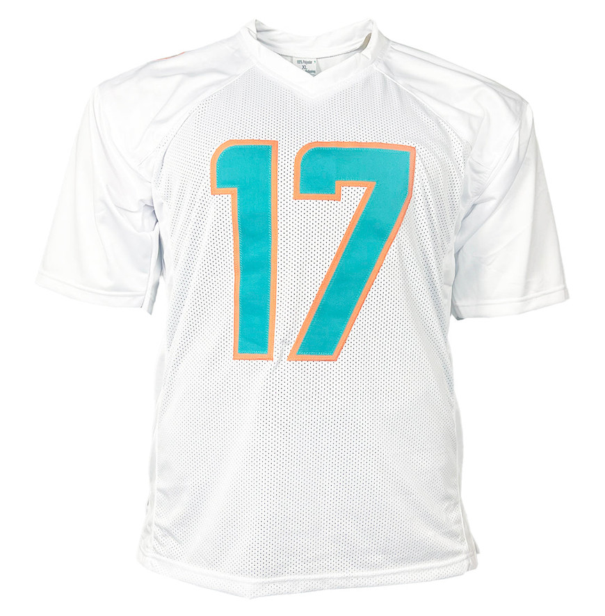 Jaylen Waddle Signed Miami White Football Jersey (JSA) -