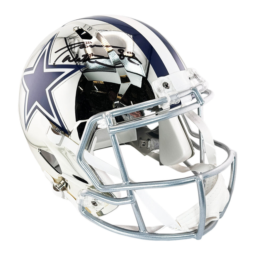 3/4" Silver Chrome Full Size Football Helmet Stripe Decal - 20 Mil Vinyl (USA Made)