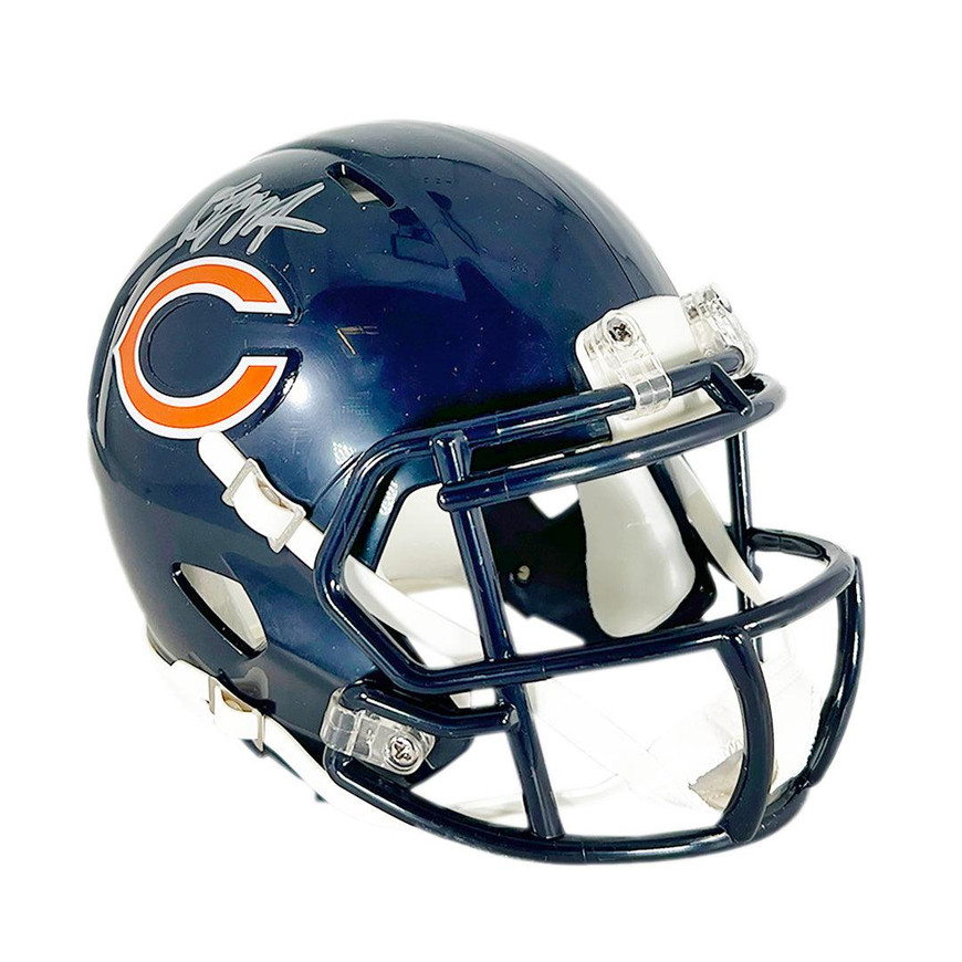 DJ Moore Signed Chicago Bears Speed Mini Football Helmet (JSA