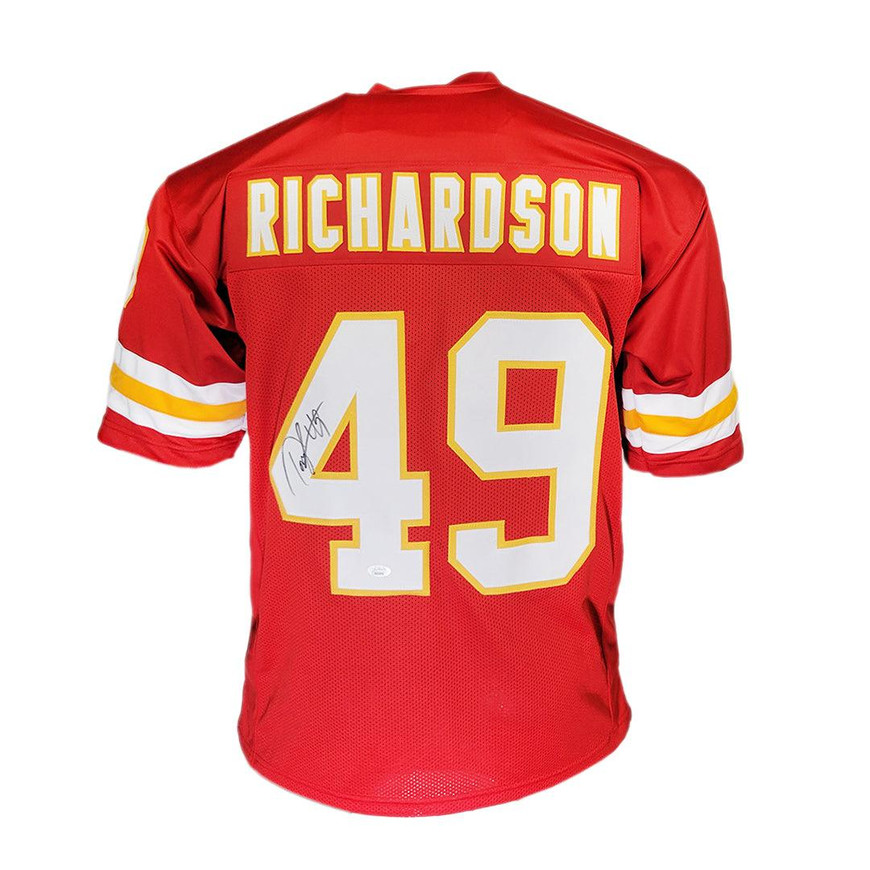 Tony Richardson Signed Kansas City Red Football Jersey (JSA)