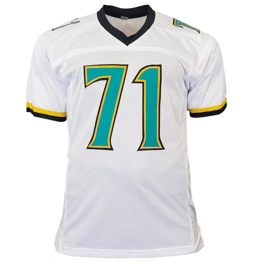 Tony Boselli Signed HOF 22 Inscription Jacksonville White Football