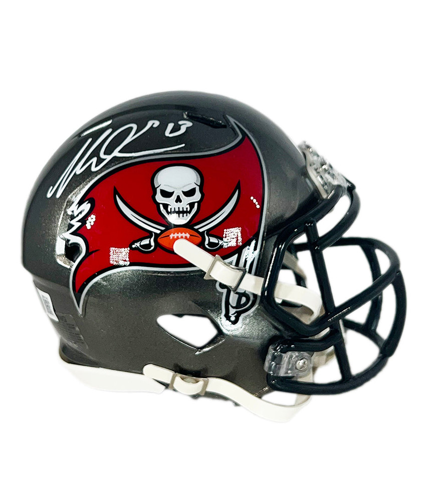 Mike Evans Signed Tampa Bay Buccaneers Speed Mini Football Helmet