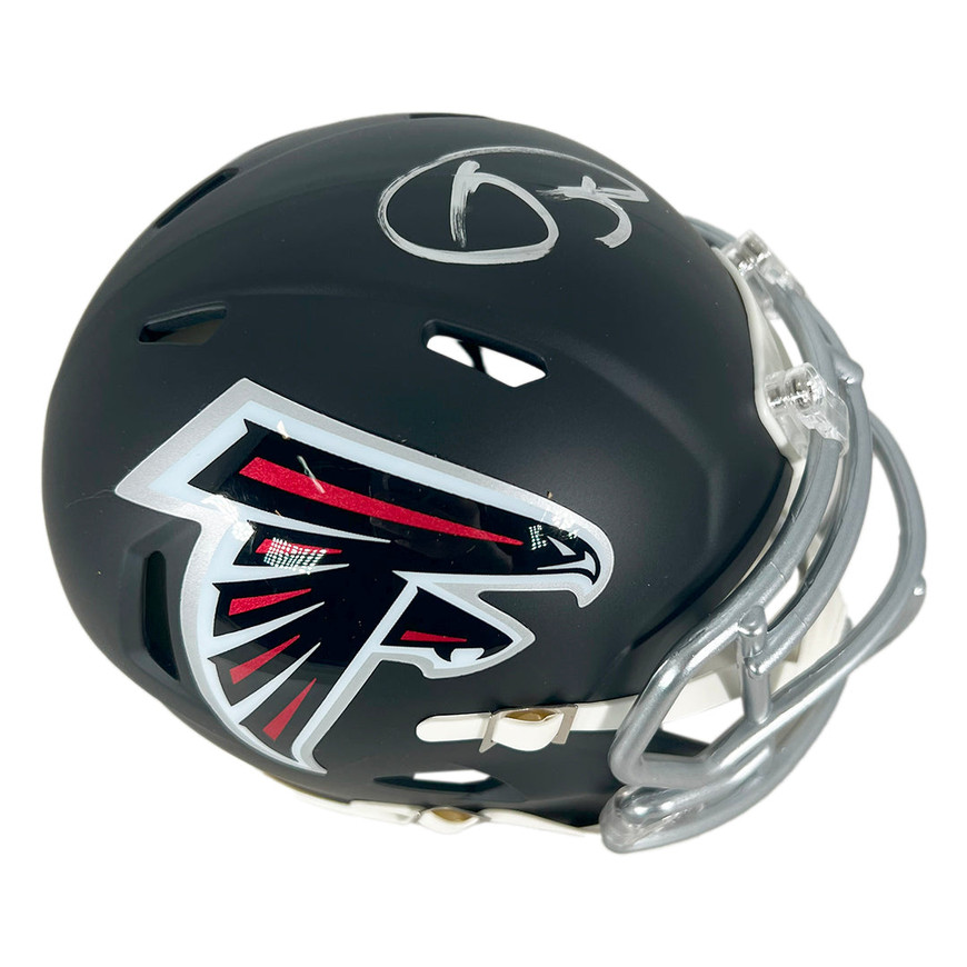 Andre Rison Signed Atlanta Falcons Speed Mini Football Helmet