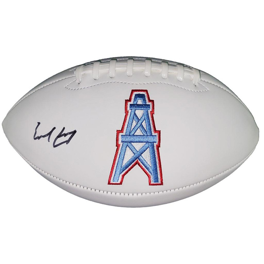 Earl Campbell Signed Houston Oilers Official NFL Team Logo