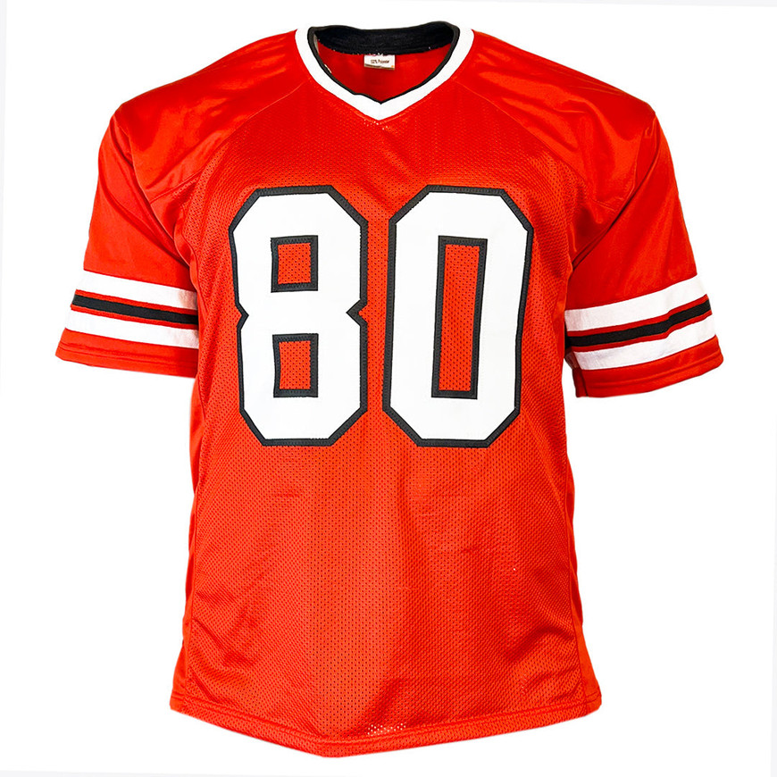 【ROMANTIC CROWN】25SS★ MOVEMENT FOOTBALL JERSEY Andre Rison Signed Bad Moon Inscription Atlanta Red Football