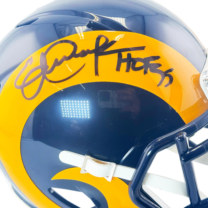 Eric Dickerson Signed HOF 99 Inscription Los Angeles Rams