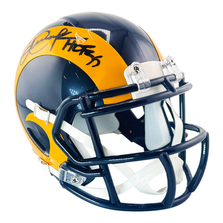 Eric Dickerson Signed HOF 99 Inscription Los Angeles Rams