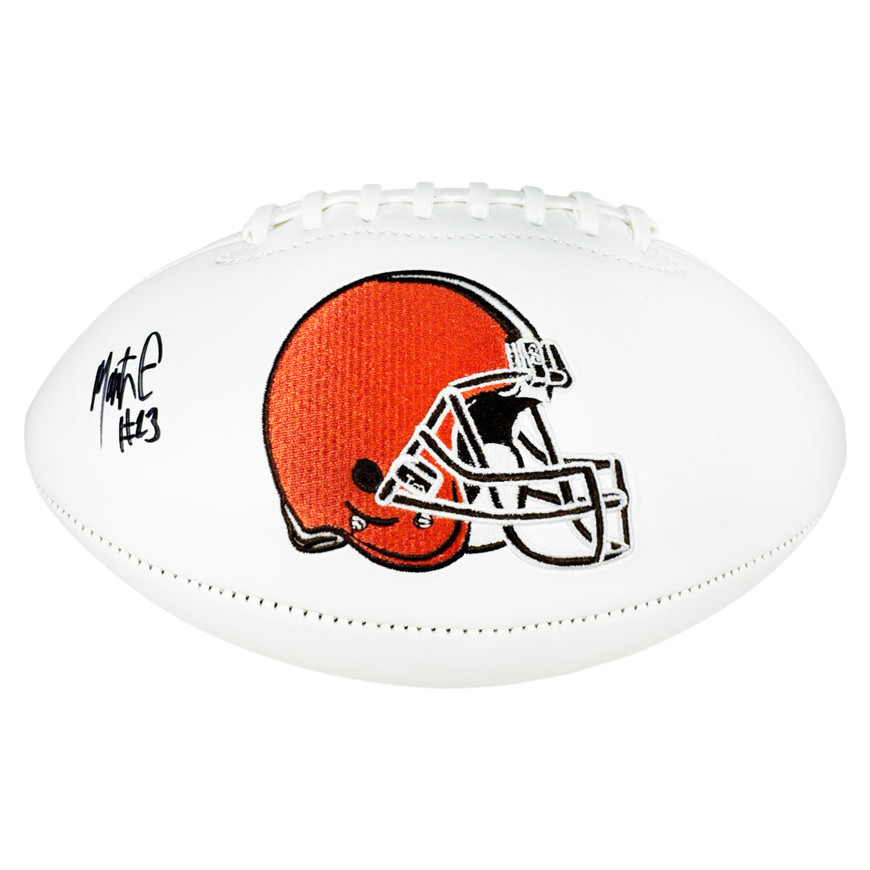 ヤマハ　フットボール　クラブ　サッカー　サントス　サイン Martin Emerson Jr Signed Cleveland Browns Official NFL Team Logo