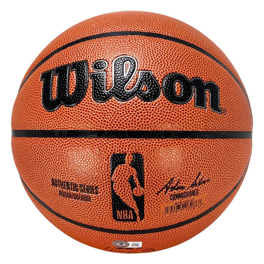 Allen Iverson Signed Wilson NBA Authentic Series Basketball