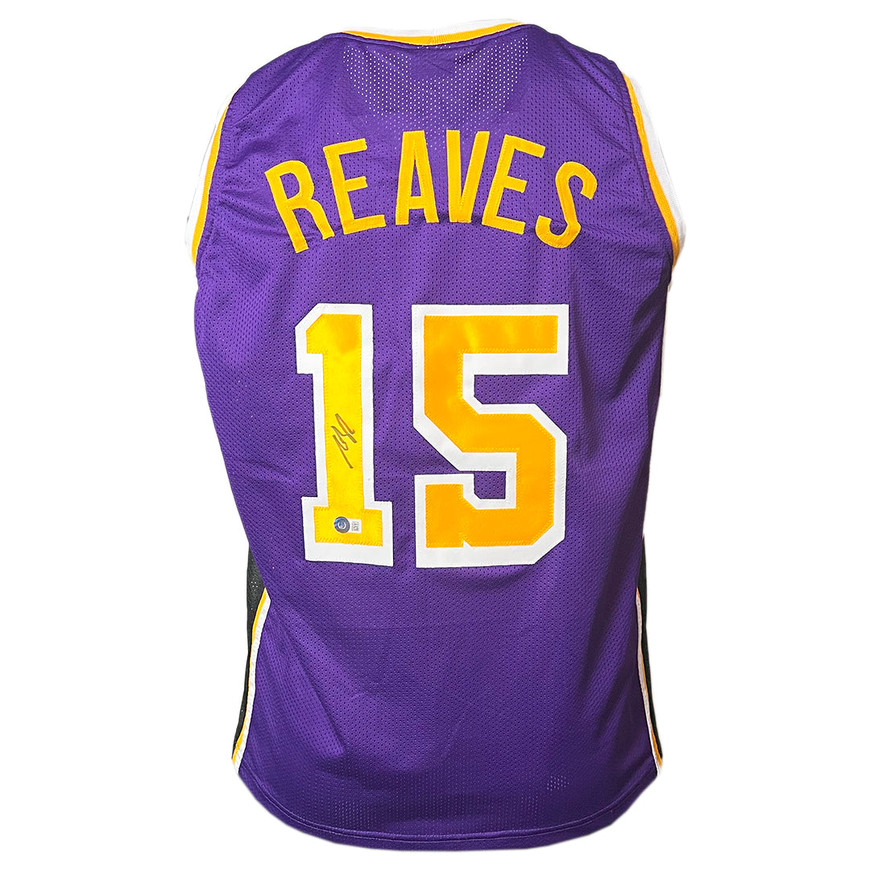 Austin Reaves Signed Los Angeles Purple Basketball Jersey (Beckett) -