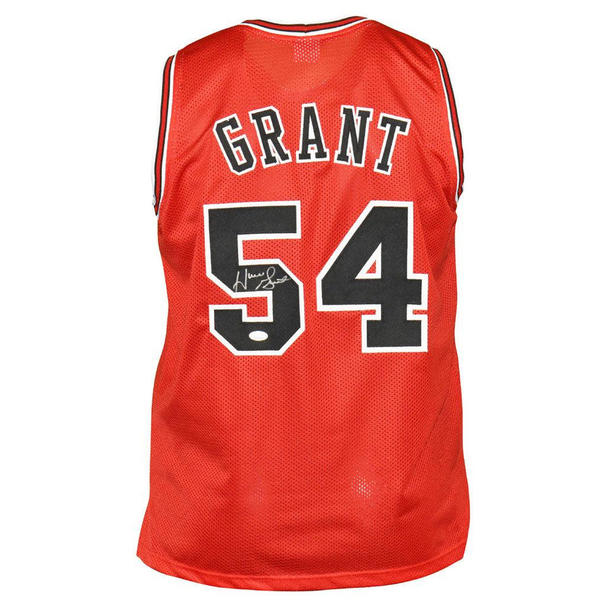 Horace Grant Signed Chicago Red Basketball Jersey (JSA) -