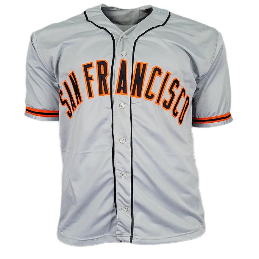 Evan Longoria Signed San Fransisco Grey Decal Baseball