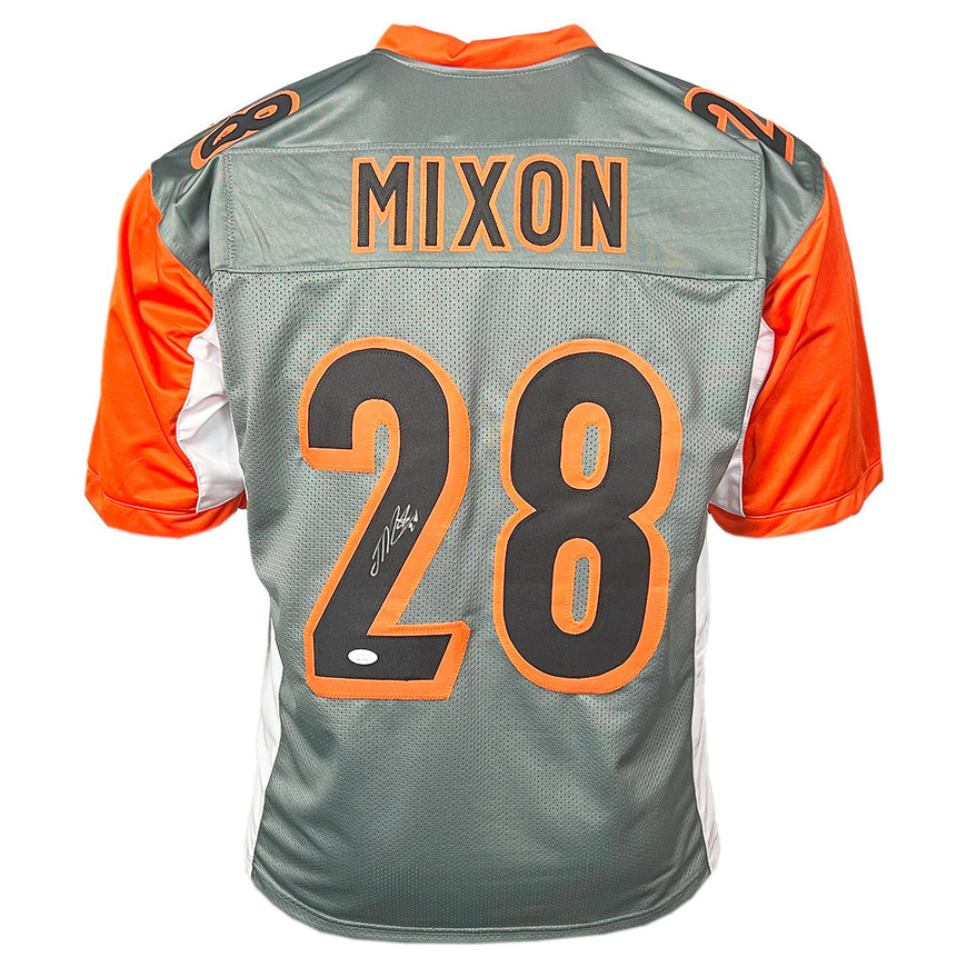Joe Mixon Signed Cincinnati Grey Football Jersey (JSA) -
