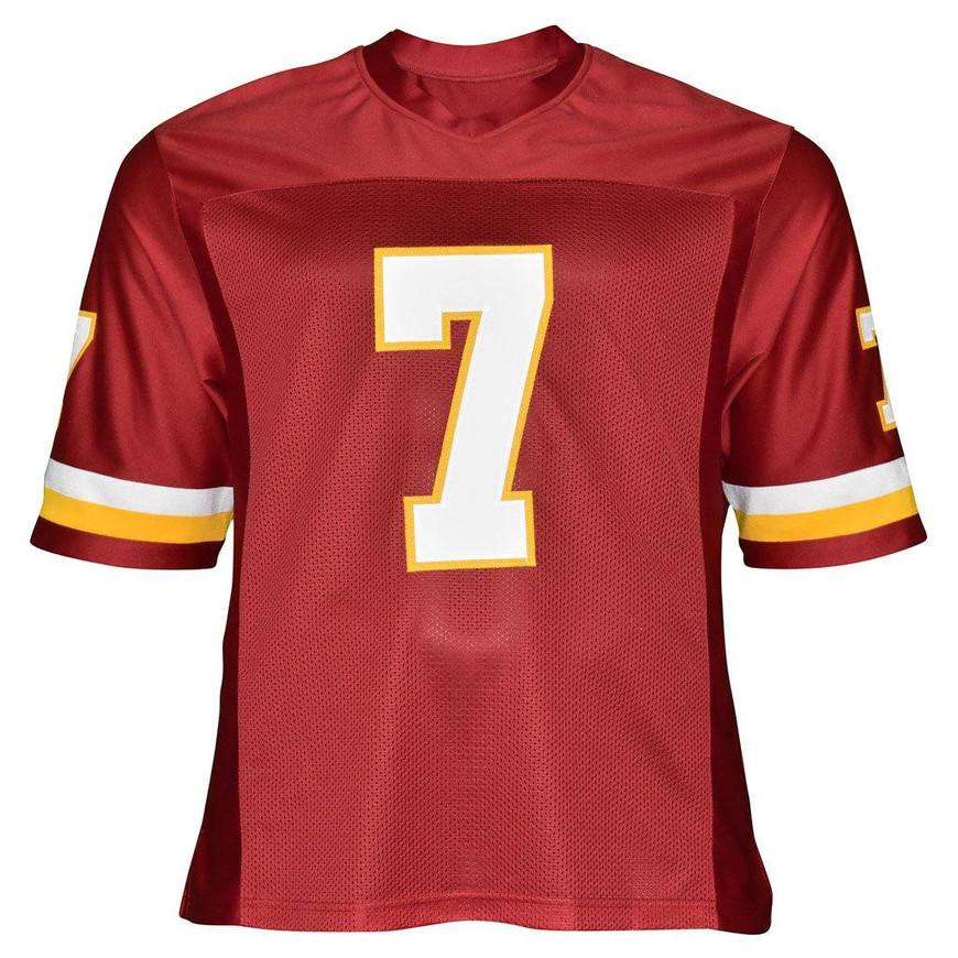 Joe Theismann Signed 83 MVP Inscription Washington Pro Red