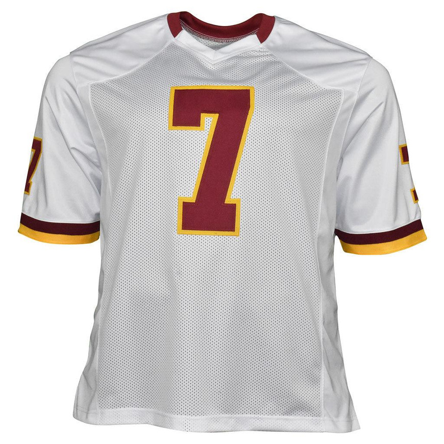 Joe Theismann Signed 83 MVP Inscription Washington Pro White