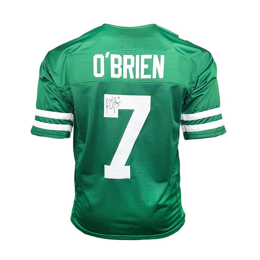 Ken O'Brien Signed New York Green Football Jersey (JSA) -