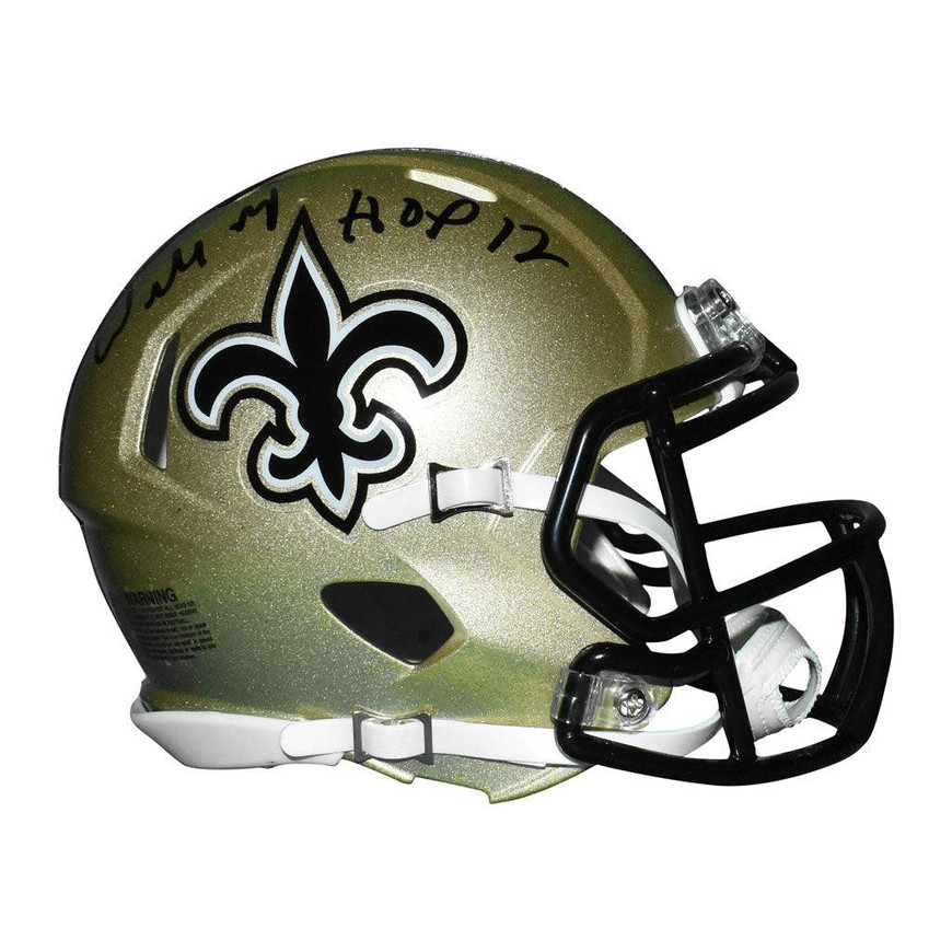 Willie Roaf Signed HOF 12 Inscription New Orleans Saints Speed