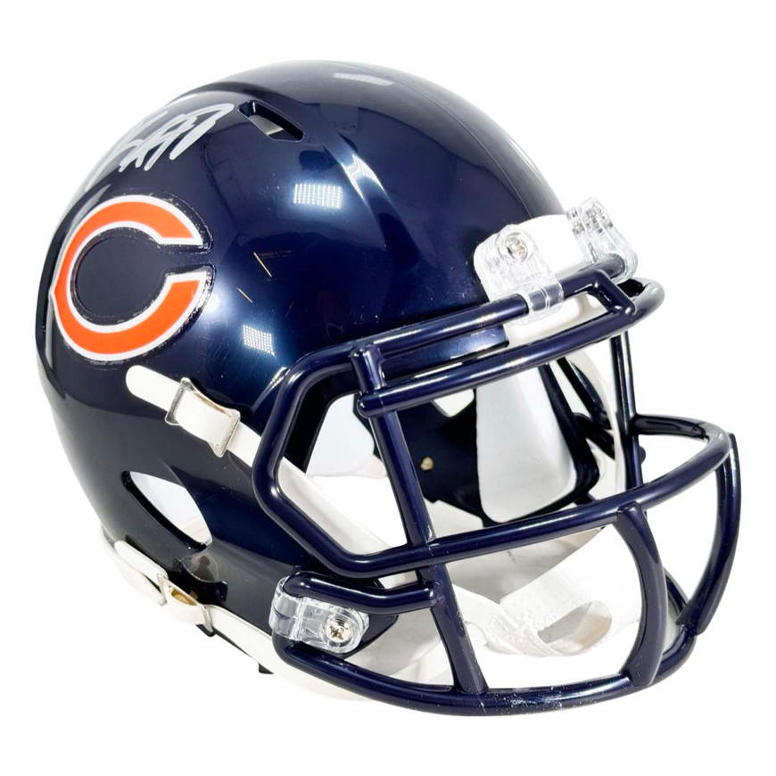 NFL ミニヘルメット　サイン入り　Chicago Bears AIRFORCE アメリカンフットボールミニヘルメット「Thunder Birds