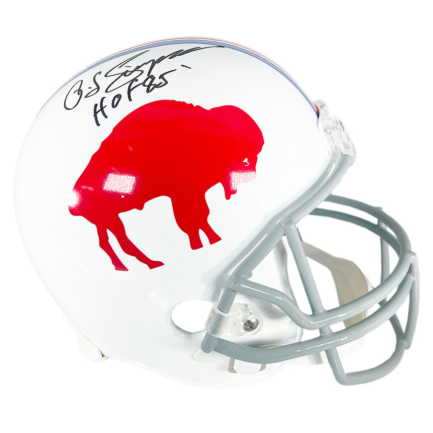 OJ Simpson Signed HOF 85 Inscription Buffalo Bills 1965-73