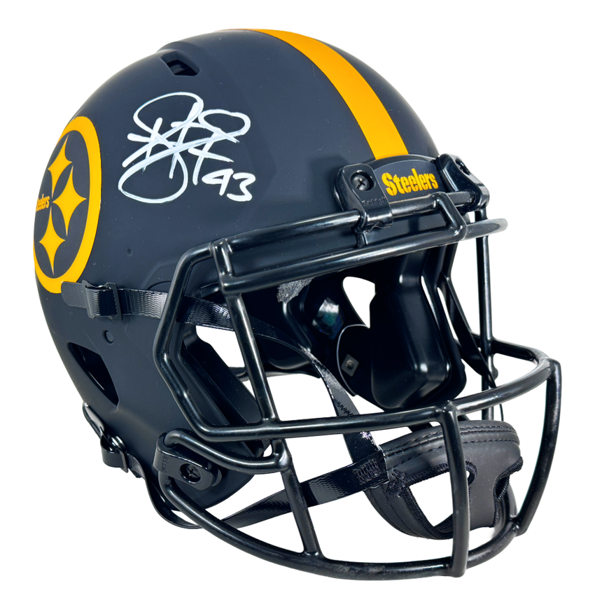 Troy Polamalu Signed Inscription Pittsburgh Steelers Authentic