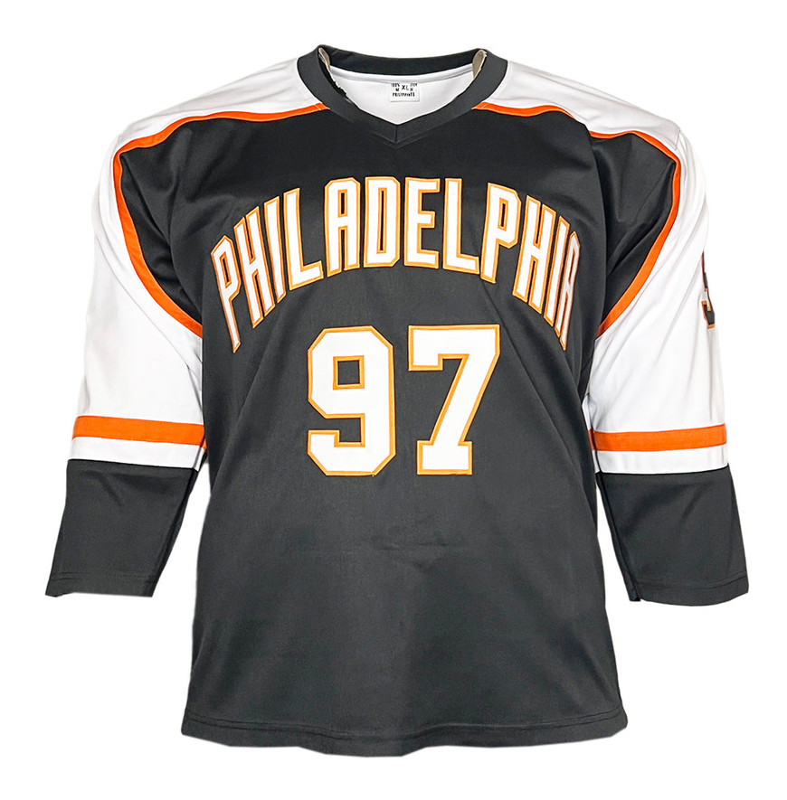 Jeremy Roenick Signed Philadelphia Black Hockey Jersey (JSA) -