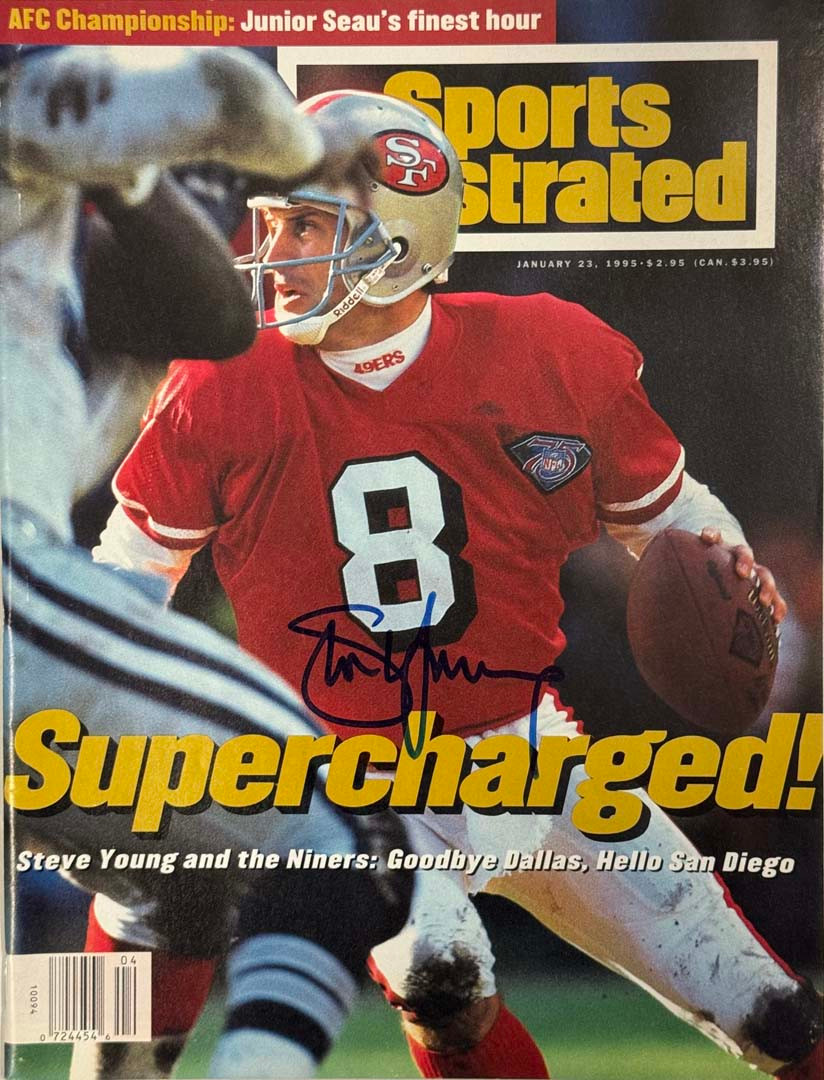 Steve Young Signed Sports Illustrated 1/23/1995 Issue (JSA) -
