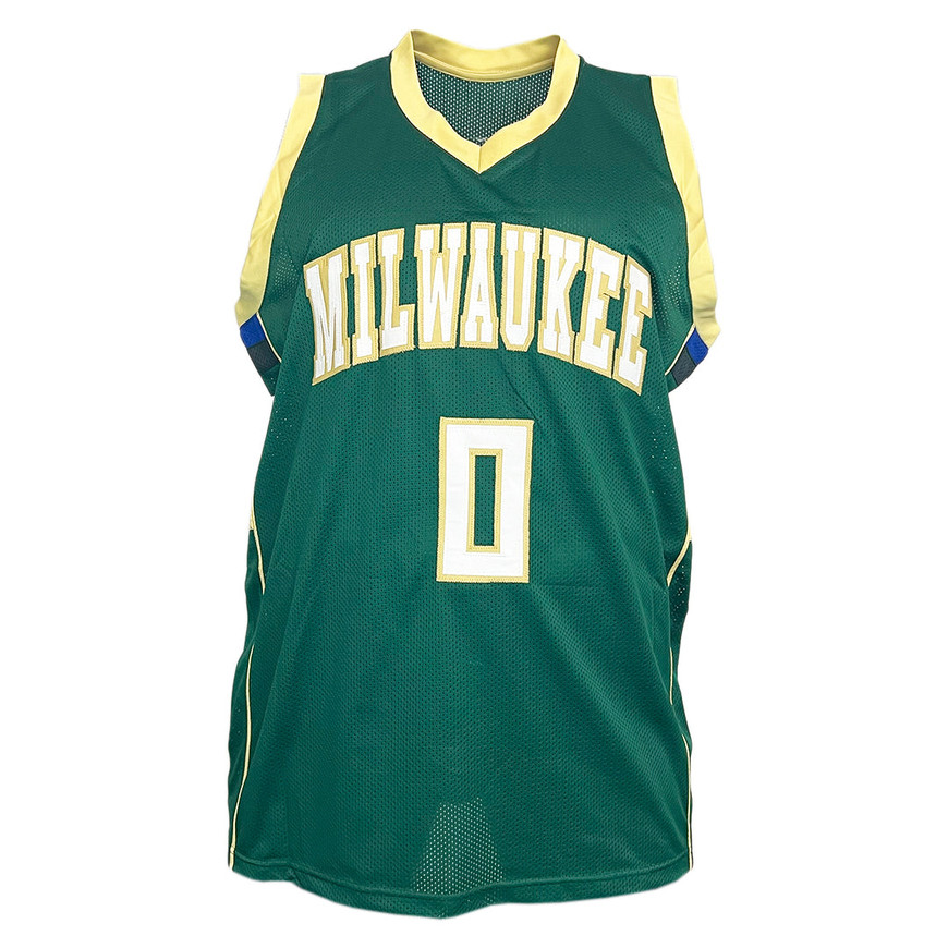 NBA サイン入りユニフォーム【Damian Lillard】 Damian Lillard Signed Milwaukee White Basketball Jersey (JSA) -