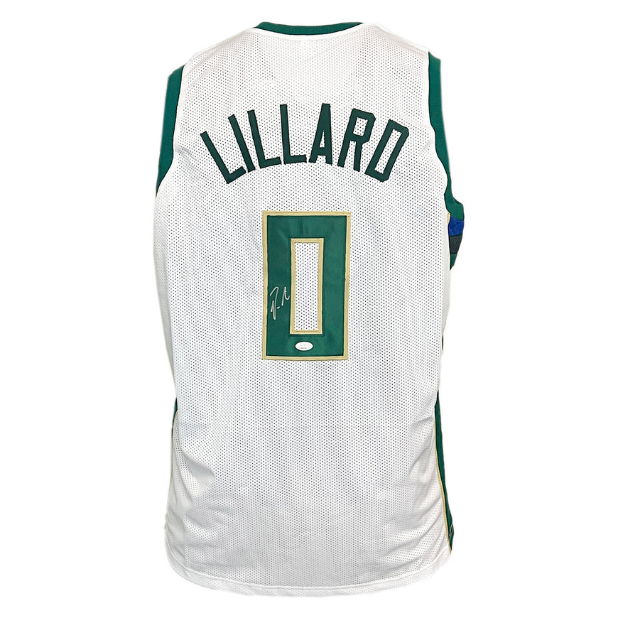Damian lillard サイン　ユニフォーム Damian Lillard Autographed and Framed Portland Trail Blazers