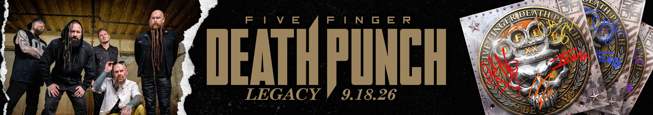 Five Finger Death Punch Signed Edition
