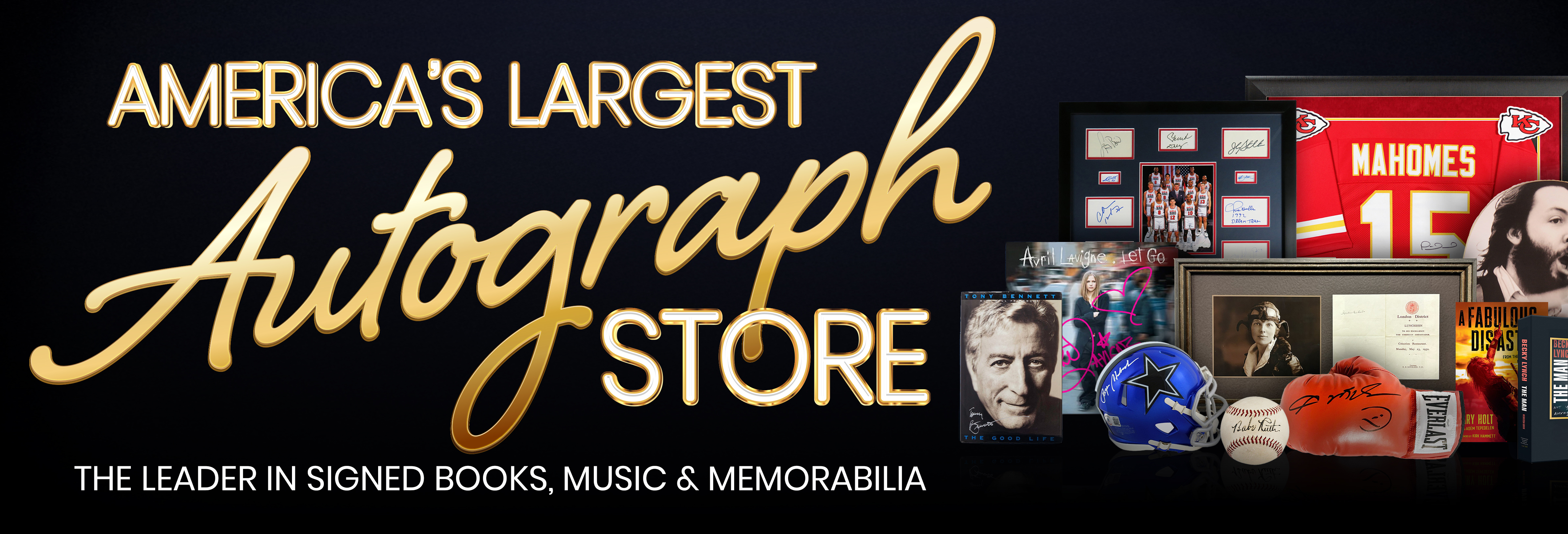Shop America's Largest Authentic Autograph Store
