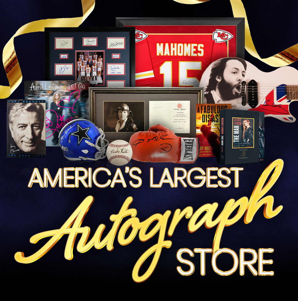 Shop America's Largest Authentic Autograph Store
