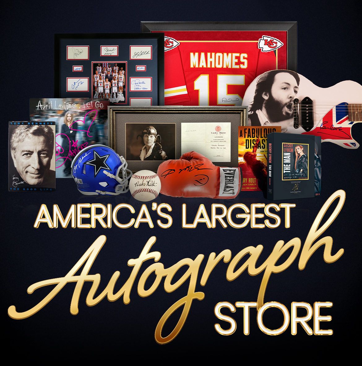 Shop America's Largest Authentic Autograph Store