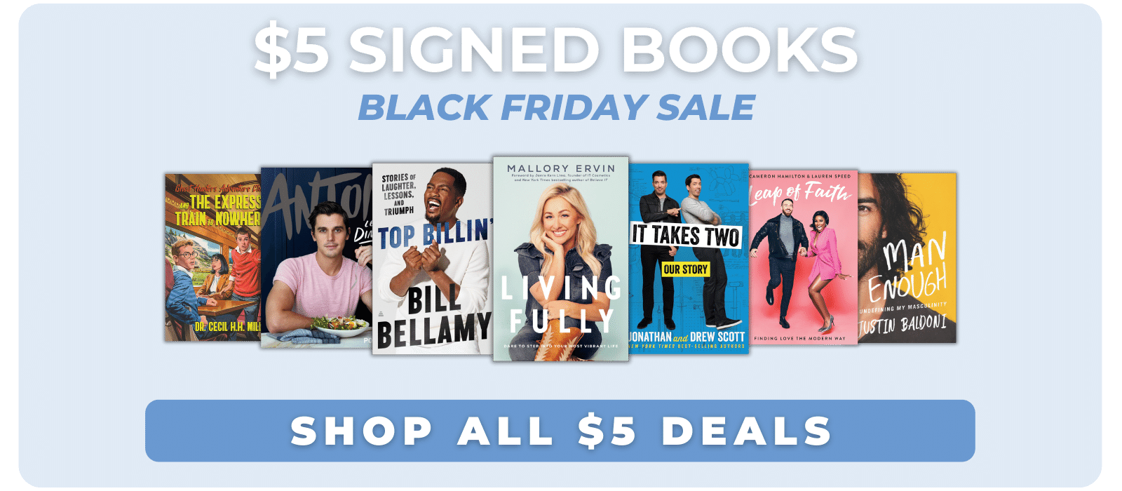 $5 Autographed Books