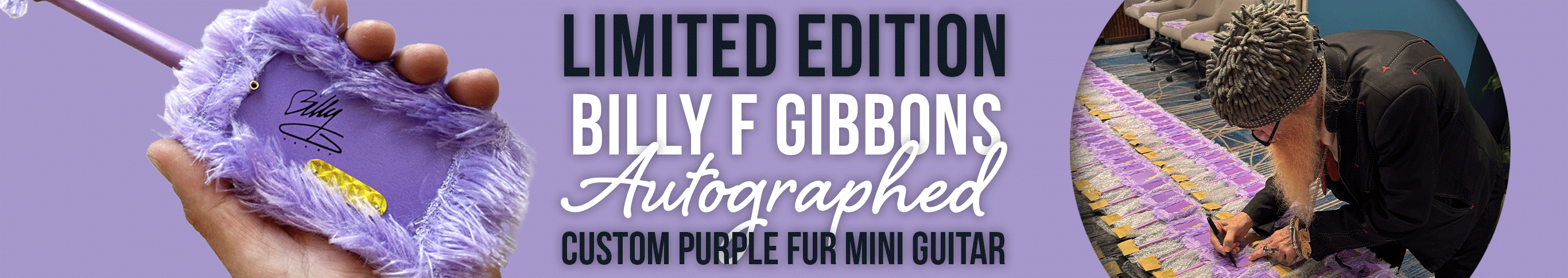 Billy Gibbons Exclusive Signed Edition