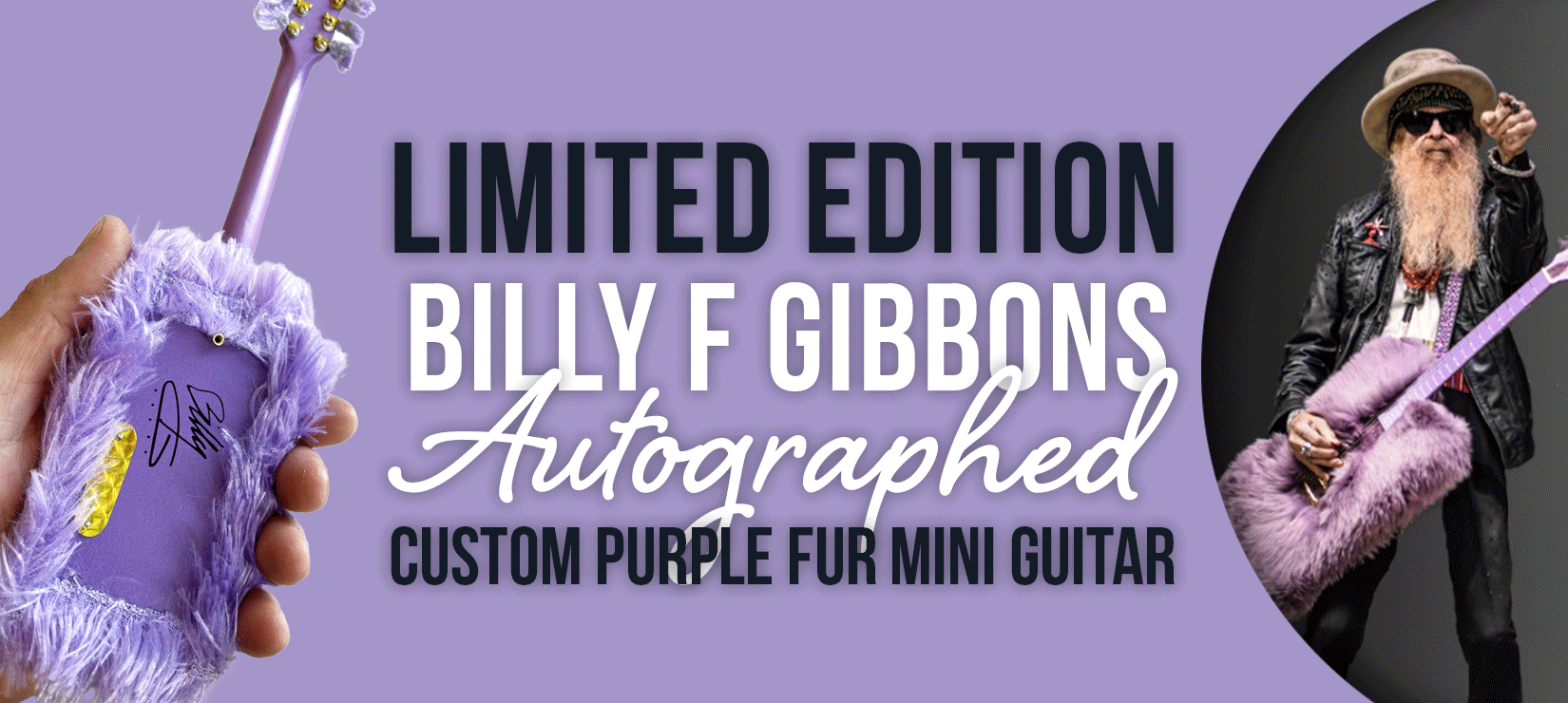 Billy Gibbons Exclusive Signed Edition