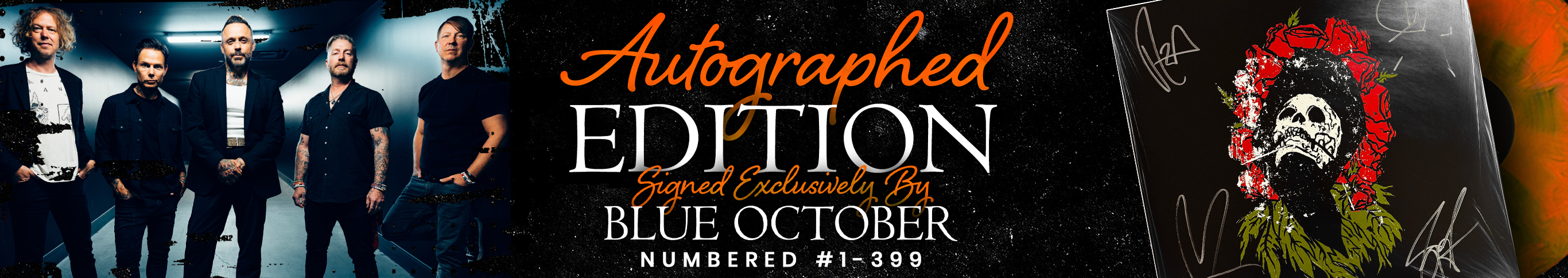 Blue October Signed Vinyl