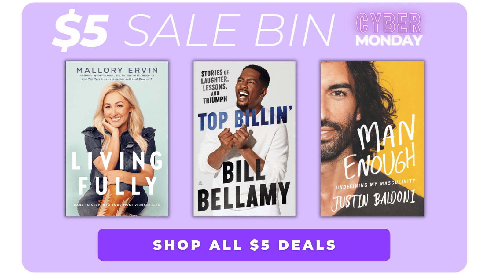 $5 Autographed Books