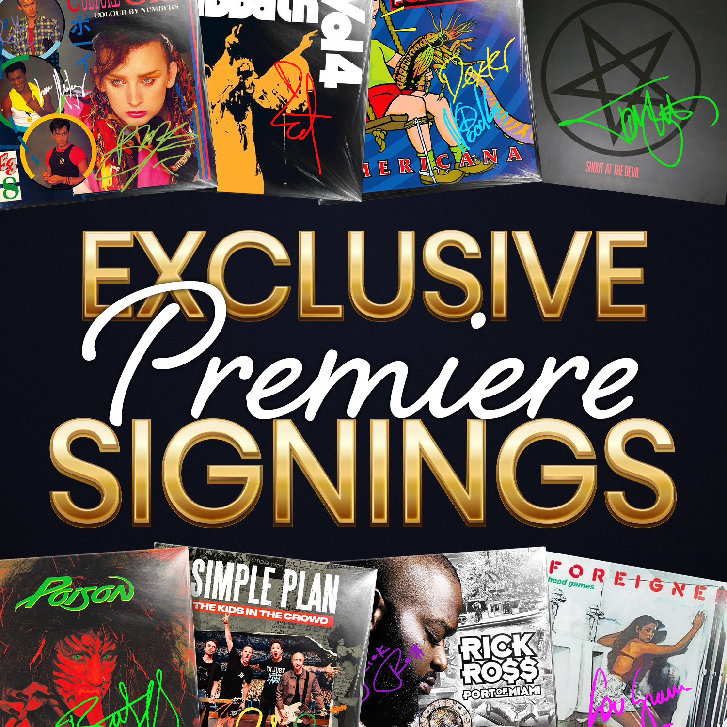 Exclusive Signings — Only at Premiere