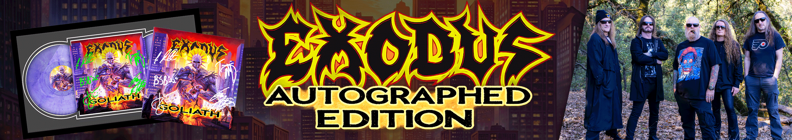 Exodus Goliath Signed Album