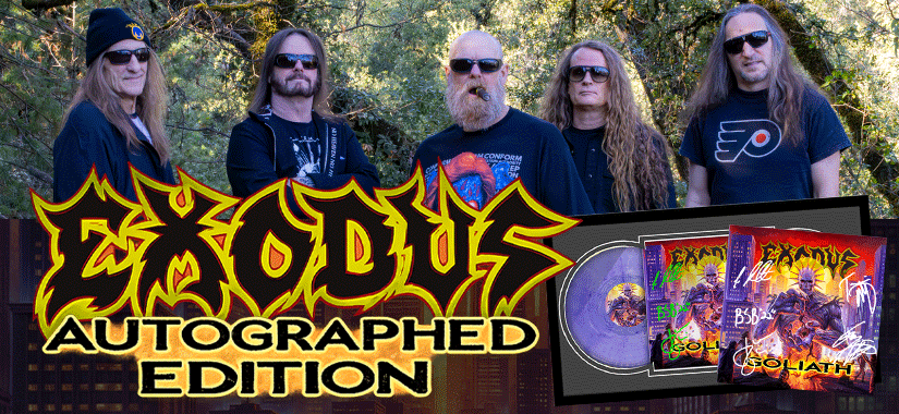 Exodus Goliath Signed Album
