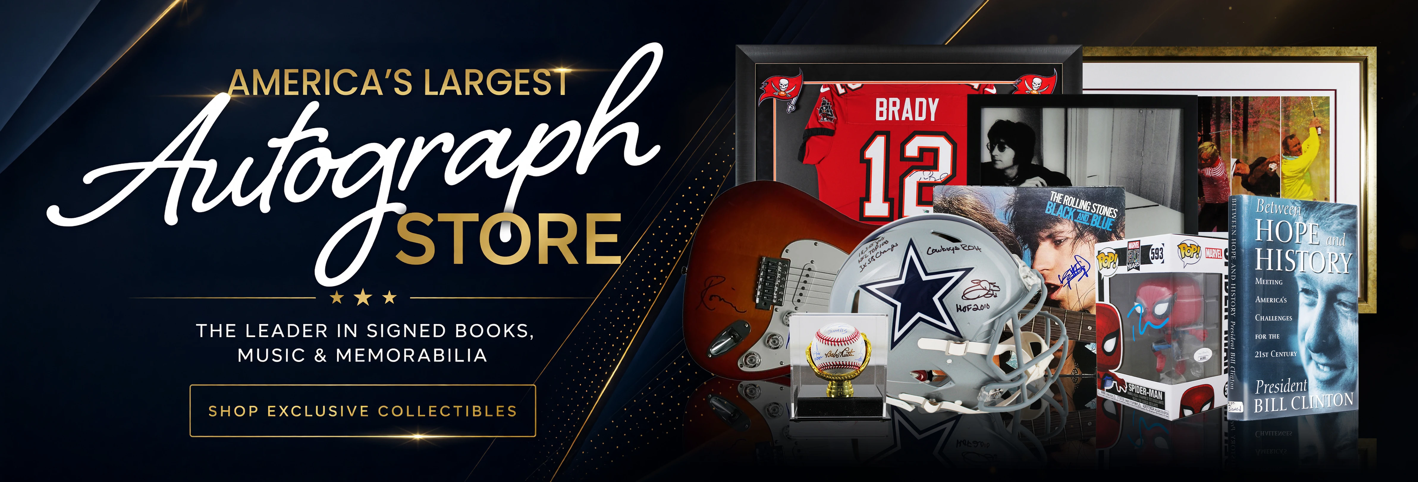Shop America's Largest Authentic Autograph Store