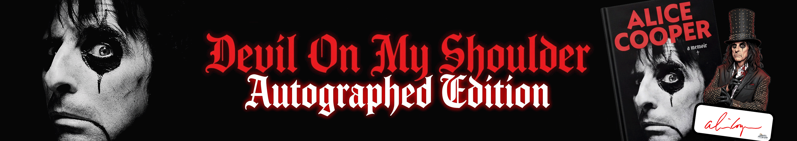 Alice Cooper Signed Edition